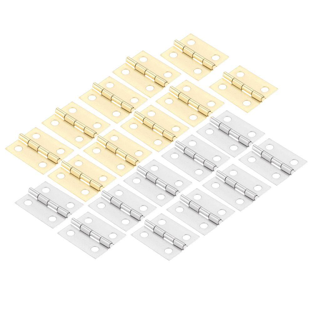 50 шт. Мебельная Кабинетная Невидимая Петля для Ящика Подарочной коробки Рамки Мини Угловые Петли Поддержка Ювелирного Футляра