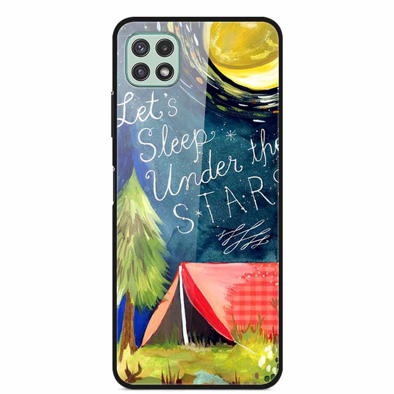 For Samsung Galaxy Wide5 Case Tempered Glass Hard PC Phone Back Cover for Galaxy Wide 5 Bumpers Cases Shell Coque 6.6'' SM-E426S
