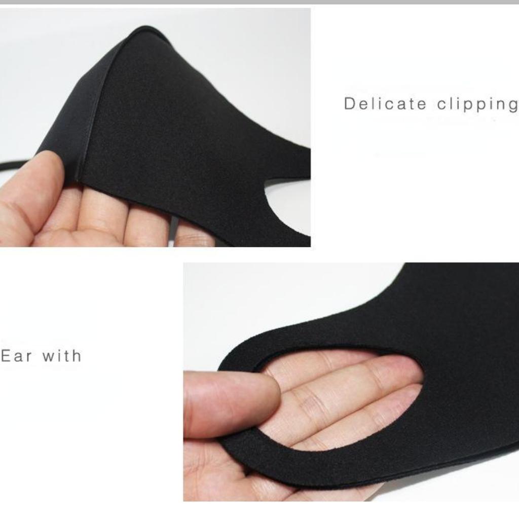 Ледяная шелковая маска, противопыльная хлопковая маска для рта, противотуманная черная стерео 3d маска, респиратор, Хэллоуин, косплей, тушь для ресниц, тушь для ресниц