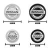 4pcs 54/60mm  Nissan X-trail Qashqai Tiida Note Juke Sentra Patrol Leaf Accessories Car Wheel VCenter Hub Caps Rim Cover Badge