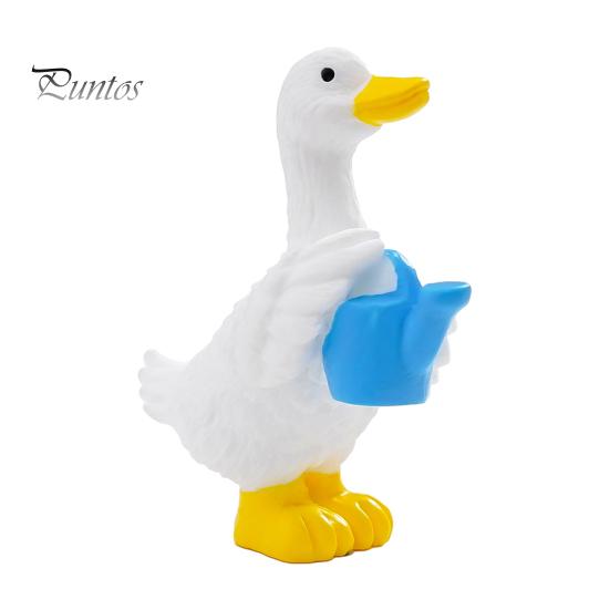 Resin Crafts for Flowerpots Mini Garden Duck Figurine, Cute Farm Dolls, Small Desktop Decorative Ornaments Car Dashboard Figurines, Micro Landscape