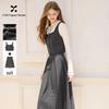 Двухпредметный комплект в горошек из смесовой шерсти в французском стиле