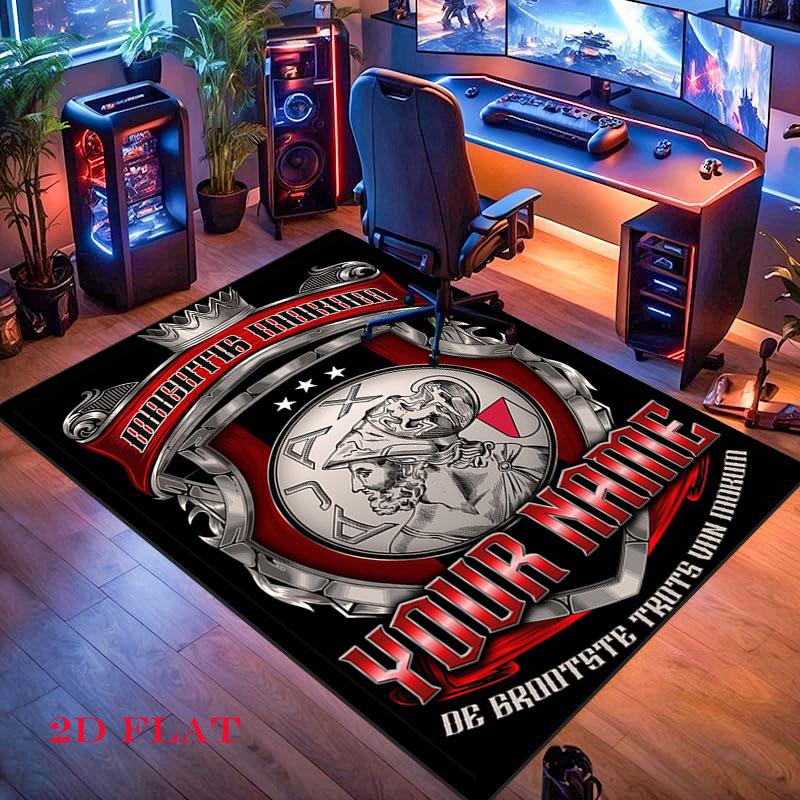 Custom Afc Ajax Carpet Rug for Living Room Bedroom Home Sofa Decoration,Kids play Nonslip Floor Mat