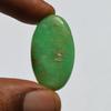 Кабошон из натурального драгоценного камня хризопраз - россыпью полудрагоценный камень 25 карат овальной формы 31x18 мм, Jewelry Craft Supply