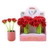 Signing Dancing Flower Pen Simulation Rose Flower Gel Ink Pens  Office School Supplies