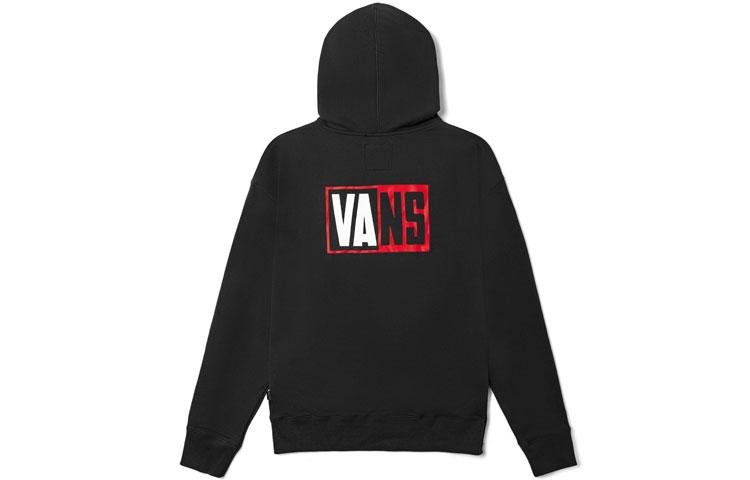 Vans Толстовки Унисекс Черные С капюшоном Умеренные Обычные VN0A54JKBLK