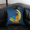 cartoon lazy GGarfieldS Cushion Cover Pillow Case Antidustmite Invisible zipper silky plush cushion