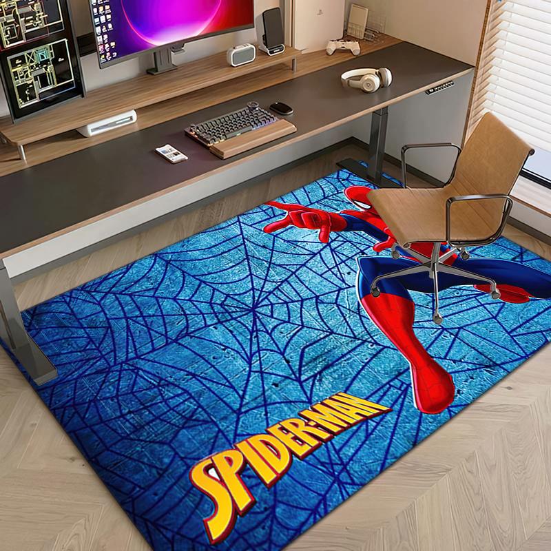 1PC Spider-Man Rug - home decoration Carpet For Living Room Bedroom Flooring Computer Chair Area Rug