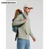 Meters Bonwe Men's Long-Sleeve T-Shirt, Spring New Style, Half-Zipper Breathable Sports Casual Top, Coal Gray, XL180/100A