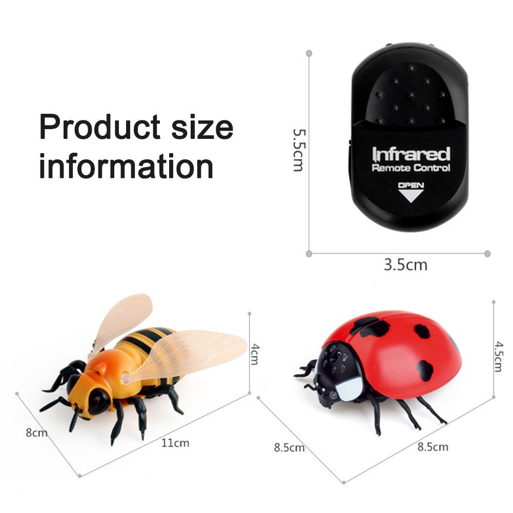 Инфракрасные RC-Игрушки Животные Симуляция Пчел Божьих Коровок Электрический Робот Игрушка Животное Розыгрыш Игрушка Транспортное Средство Подарок Ребенку на День Рождения