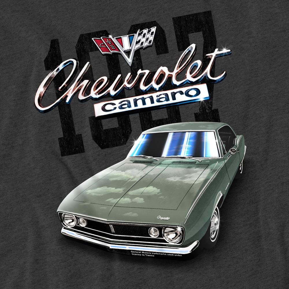 Chevrolet Unisex Adult Classic Camaro Heather T-Shirt