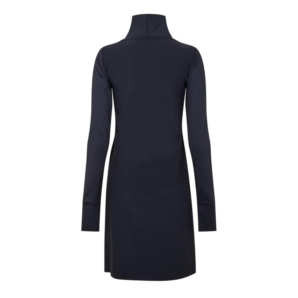Head Womens/Ladies Stretch Funnel Neck Long-Sleeved Dress