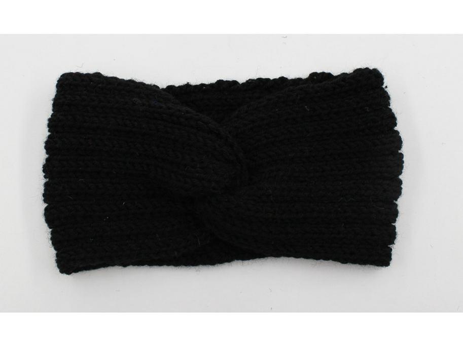 Женская вязаная шерстяная повязка на голову - модная, милая, теплая, уличный аксессуар для волос