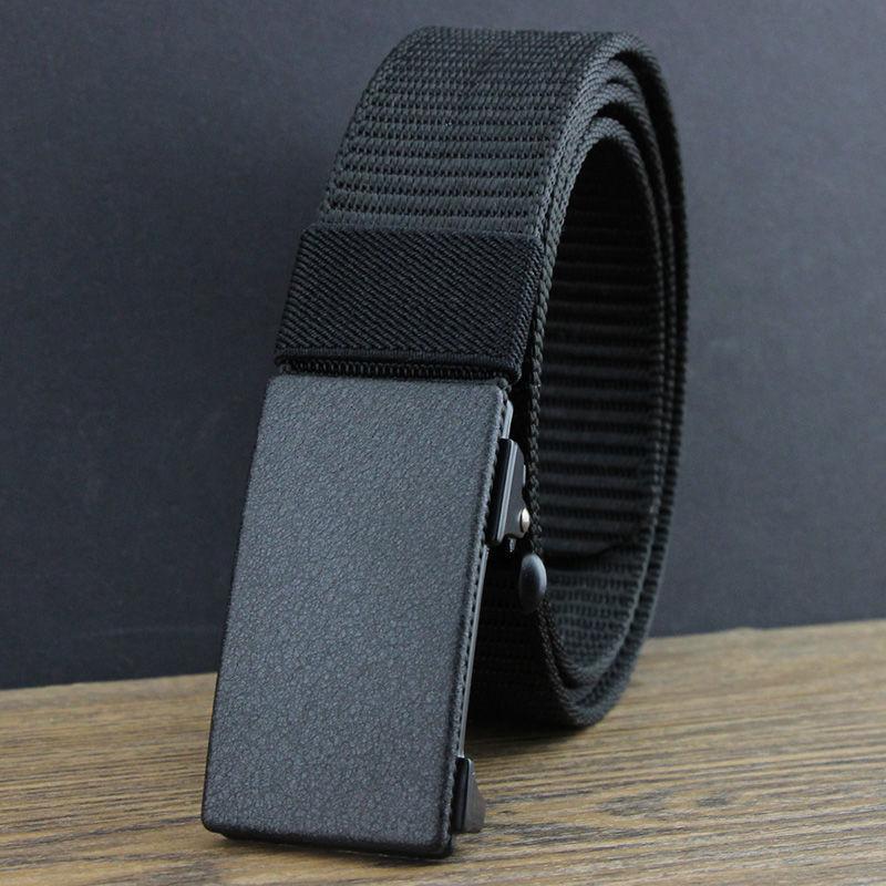 Мужской ремень для занятий спортом на открытом воздухе для джинсовых брюк, дизайнерский повседневный модный ремень, холст, тактический ремень для брюк, деловой ремешок HB042