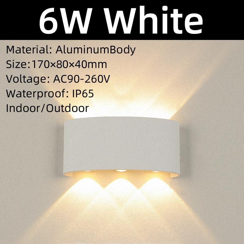 Canmeijia LED Wall Lamps IP65 Outdoor Lighting Waterproof Garden Lights 85-265V Interior Wall Light Aluminum For Balcony Porch Stairs Lamp