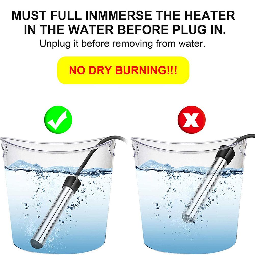 Портативный мощный нагревательный стержень для домашнего использования, автоматический с термостатом для быстрого нагрева T7Q7