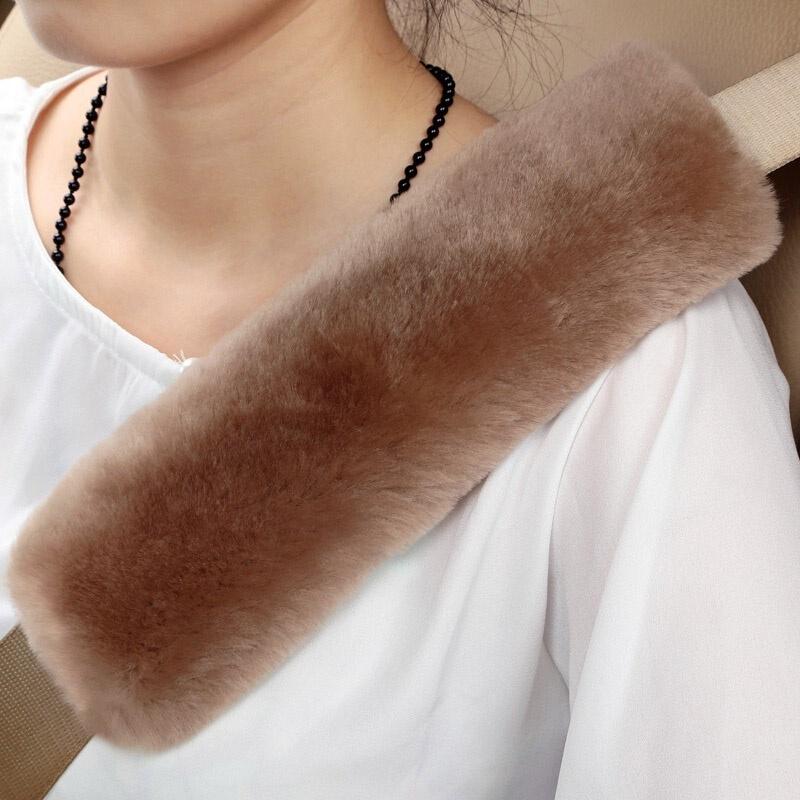 Safety Car Seat Belt Covers Warm Shoulder Pad Cushion Mat Accessories Covers