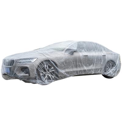 Универсальный Прозрачный Чехол для Автомобиля Защита от Солнца для Улицы Одноразовый Чехол для Автомобиля