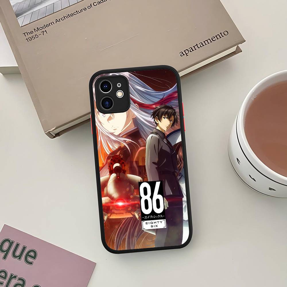Classic Anime 86 Eighty Six Phone Case For IPhone 16 15 14 13 12 11 Pro Max 7 8 6 6s Plus Matte Cover