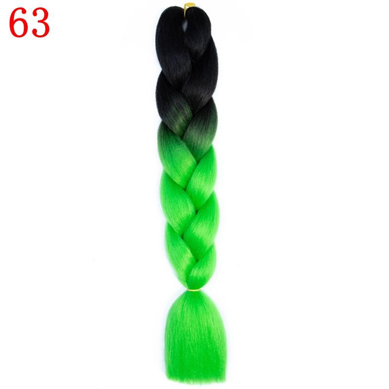 Ombre Synthetic Braiding Hair 88Color Available Crochet Hair Extensions Jumbo Braids Hairstyles