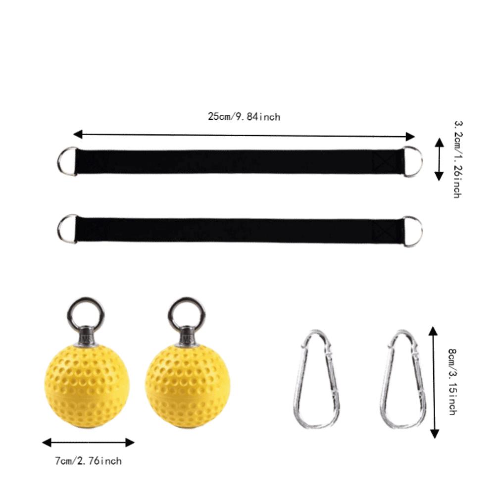 6pcs Non Slip Hand Grips Ball Hold Design Strength Trainer Grips Climbing Grips Fitness Exercise
