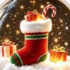 3D Winter Scene Decorations Glowing Christmas Story Ornament, Mini Holiday Light Up Ball Warm Glow Seasonal Decor Hanging Decoration, Acrylic