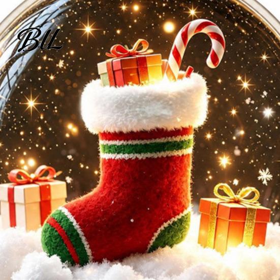 3D Winter Scene Decorations Glowing Christmas Story Ornament, Mini Holiday Light Up Ball Warm Glow Seasonal Decor Hanging Decoration, Acrylic