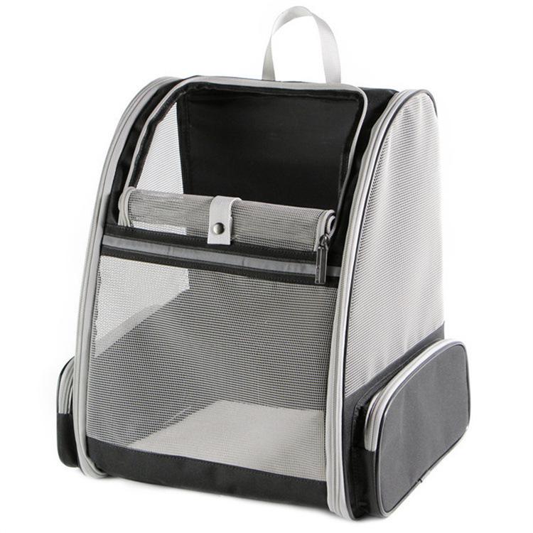Портативный двухплечевой дышащий рюкзак для кошек - складной, модный, большой емкости для путешествий с домашними животными