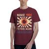 Make 1984 Fiction Again Dystopian Unisexs T Shirts 1984 George Orwell Tee Shirt Short Sleeve Round Collar TShirt CottonClothes