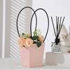 1PC Wedding Party Favor Flower Box Kraft Paper Packaging Bag Handbag Waterproof Gift Packing Bags