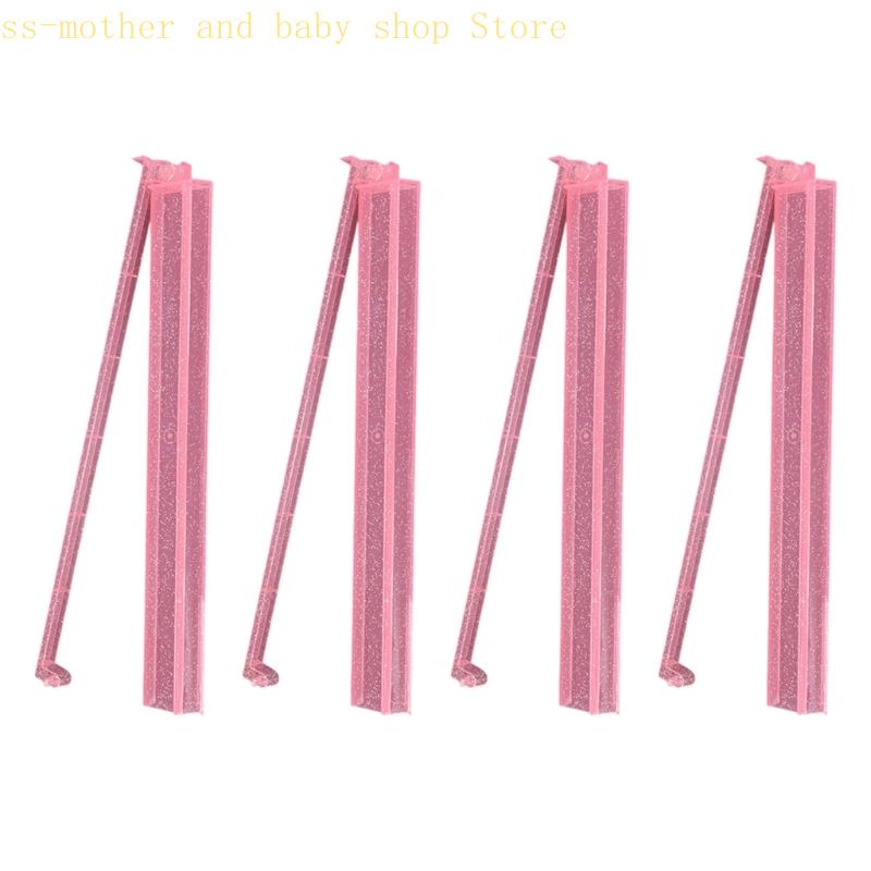 066B Stylish Acrylic Mahjong Racks with Pusher Set Mahjong Tile Holder 4PCS