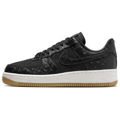 Air Force 1 07 LX Black Ostrich Женские кроссовки Sail Gum-Светло-Коричневый DZ2708-002