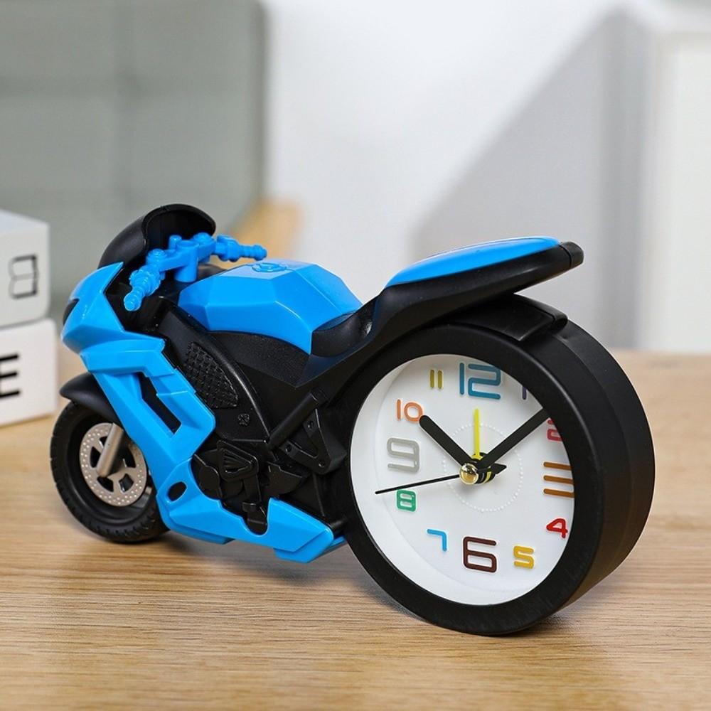 Retro Desktop Alarm Clock Motorcycle-themed Bedhead Alarm Clock Creative Desktop Clock  Birthday