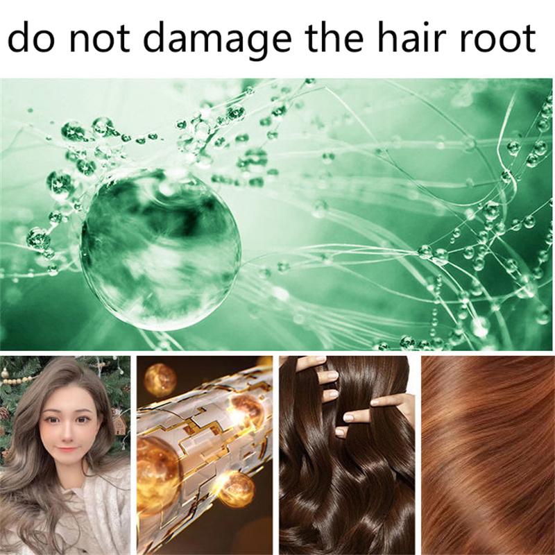 Модная новая краска для волос с ботаническим экстрактом для мужчин, женщин, студенческая краска для волос, черный, синий, коричневый набор красок для волос, краска для волос может покрыть седые волосы для пожилых людей