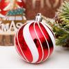30 шт. рождественские украшения, набор расписных рождественских шаров, подвеска на елку, пластиковый рождественский фестиваль, украшение для дома