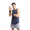 1 Pair Four-finger Ventilated Gym Wristband Cowhide Fitness Workout Gloves  Pull-ups
