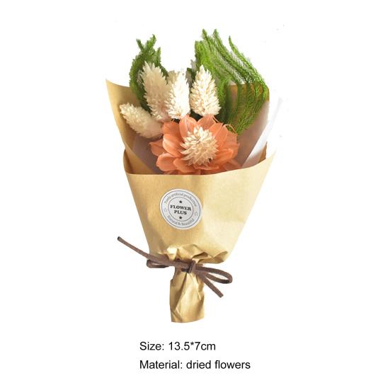Сушеный Тисненый Цветок Натуральный Мини Сухой Цветной Милый Портативный Цветочный Букет