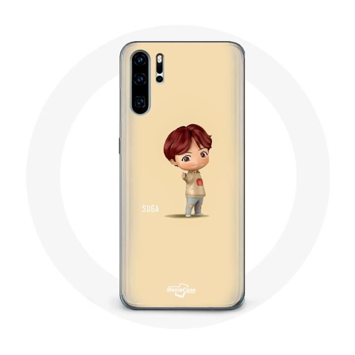 Coque pour Huawei P30 BTS TinyTAN Animation Suga