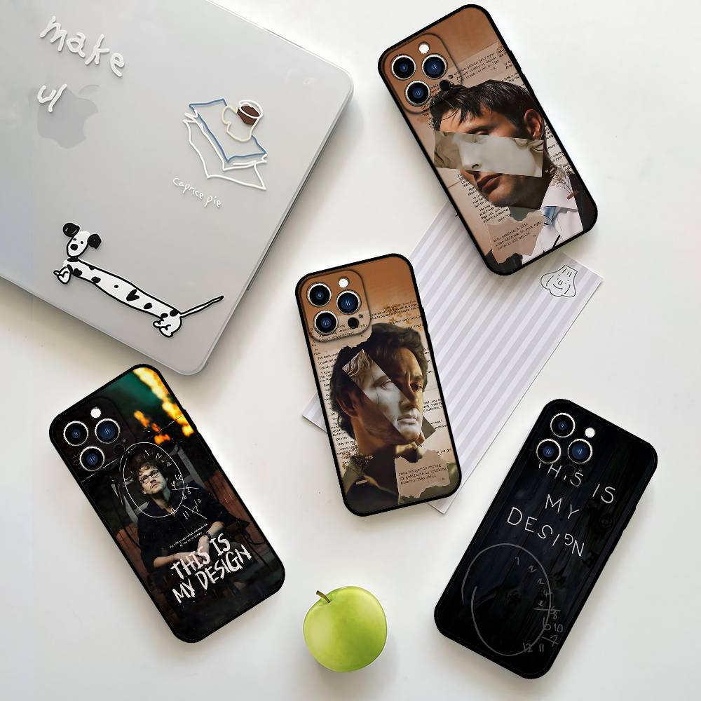 H-Ганнибал Уилл Грэм-S Чехол для телефона Чехол для телефона Для IPhone 17 16 15 14 13 12 11 X XR XS Plus Pro Max Mini Мягкий черный чехол