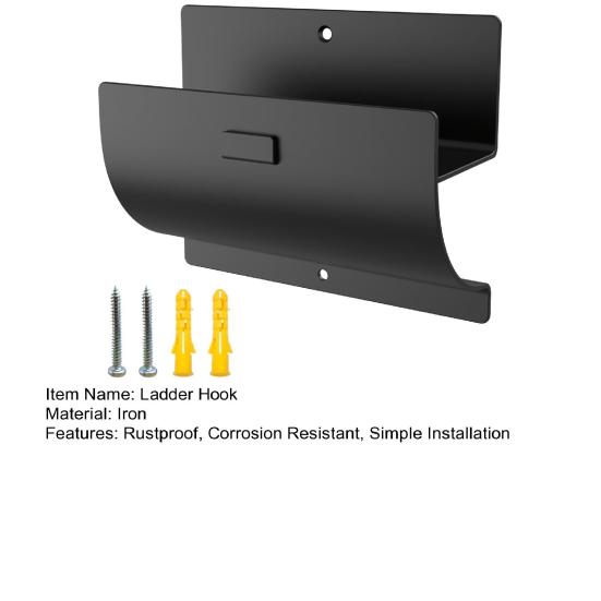 Настенный крючок для лестницы, нержавеющий, устойчивый к коррозии, универсальный, простая установка, сверхпрочный крючок для вешалки для лестницы