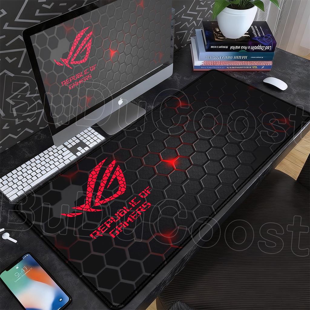 Laptops Office Non-slip Extend Table Pad PC Playmat Large Asus Rog Keyboard Mouse Mats 30x80cm Gaming Lock Edge Mousepad Durable