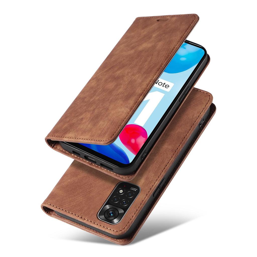 Xiaomi 13 Leather Case with Strong Magnetic Closure for Redmi Note 11 Pro & A1 - Protective Phone Cover