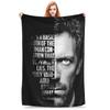 House MD  TV Show  Wool Blankets  Awesome Throw Blankets for Home 150*125cm Quilt