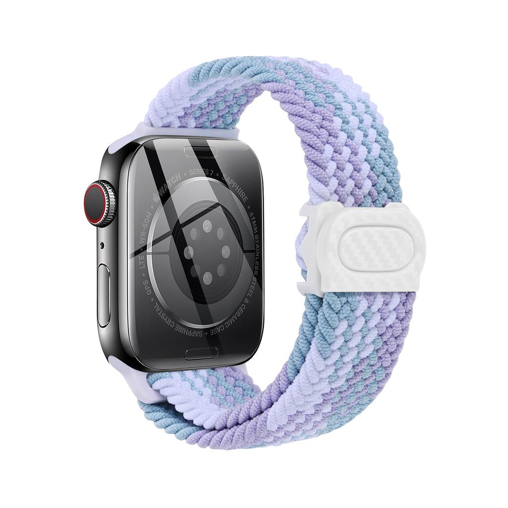 Плетеный ремешок для Apple Watch Series 10 9 8 7 6 5 4 se Ultra 2 49мм 46мм 42мм 44мм 40мм 45мм 41мм Correa Браслет Ремешки iWatch