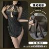 Night Cat Vintage Cheongsam Sex Underwear Sexy Breast Lace Hot Temptation Backless Split Uniform Free Set