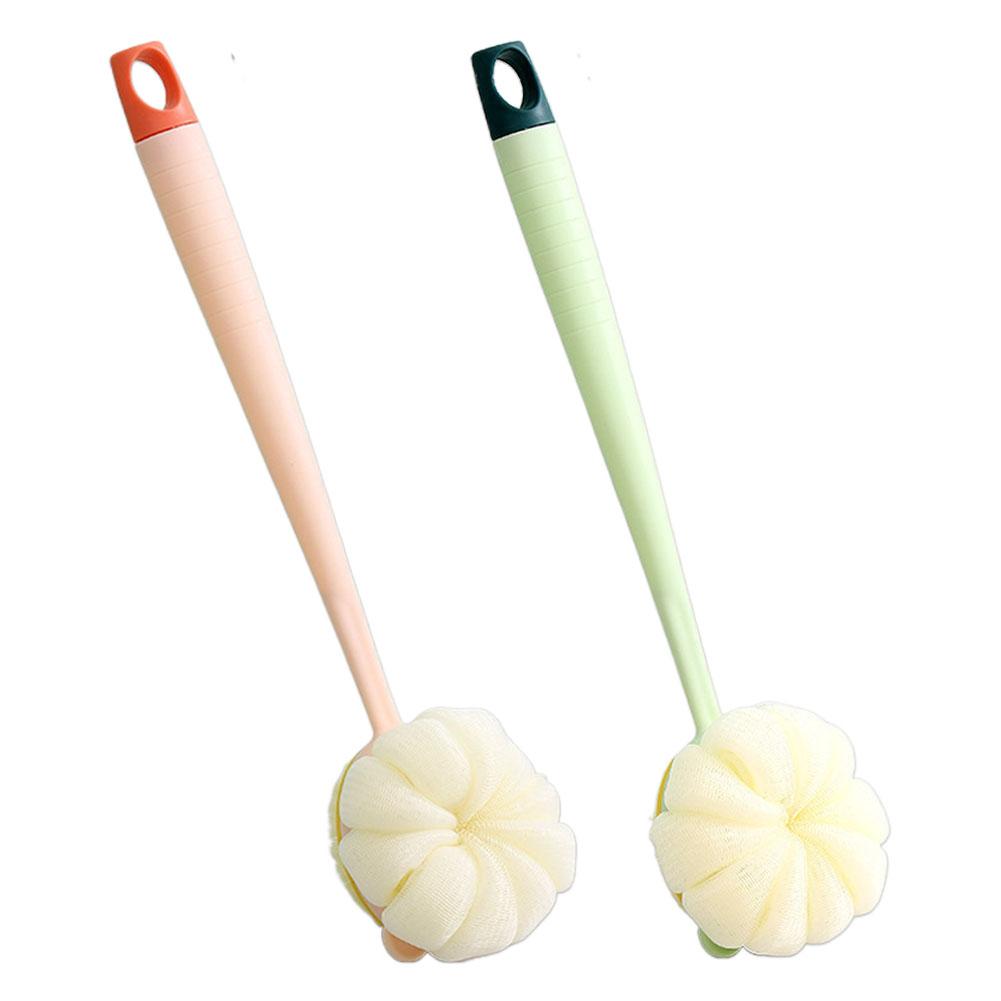 Щетка для ванны с длинной ручкой и мягкой щетиной, противоскользящая ручка, подходит для мытья душа, B6K0