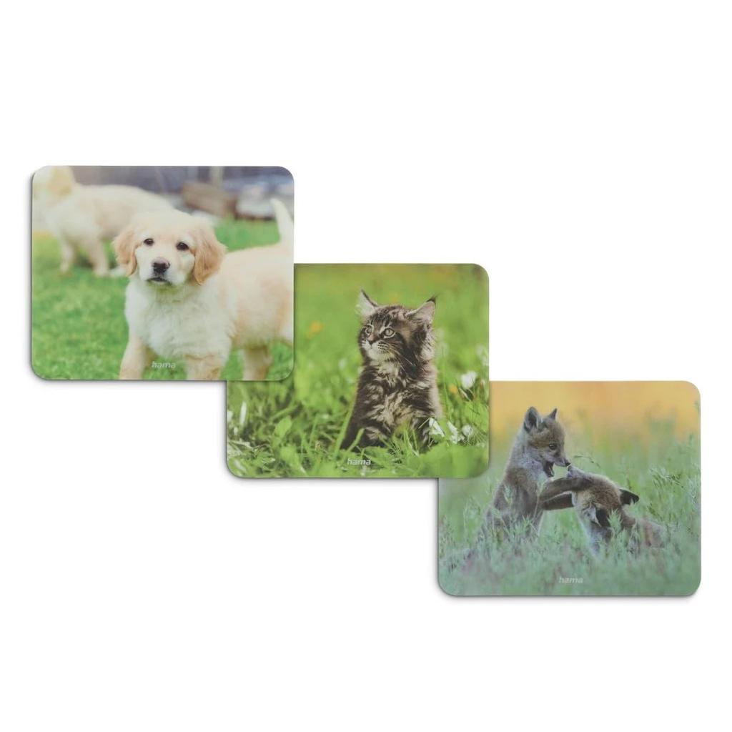 Hama Germany Mouse Pack of 12 "Animal" Pads,