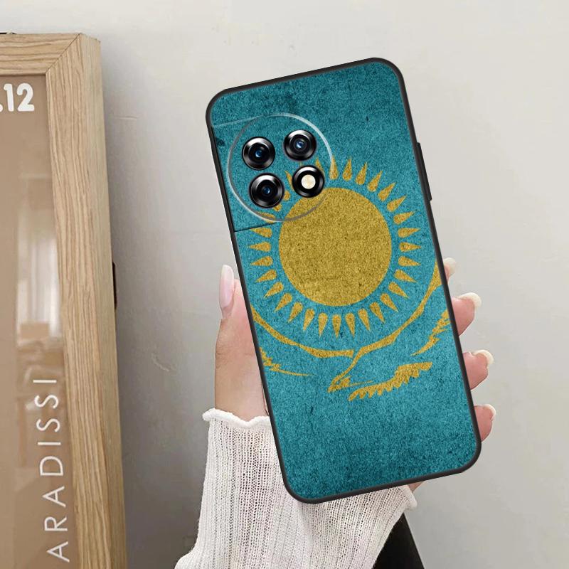 Чехол с флагом Казахстана для OnePlus Nord CE 4 3 2 Lite 2T N10 N20 N30 OnePlus 12 11 9 10 Pro 8T 10T 12R Cover