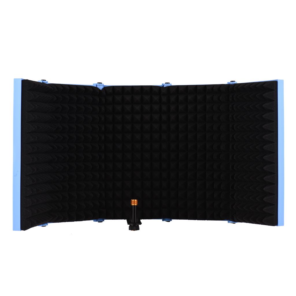 5-дверный профессиональный студийный микрофон для записи, изолирующий экран, складной поп-фильтр, микрофон, ветер