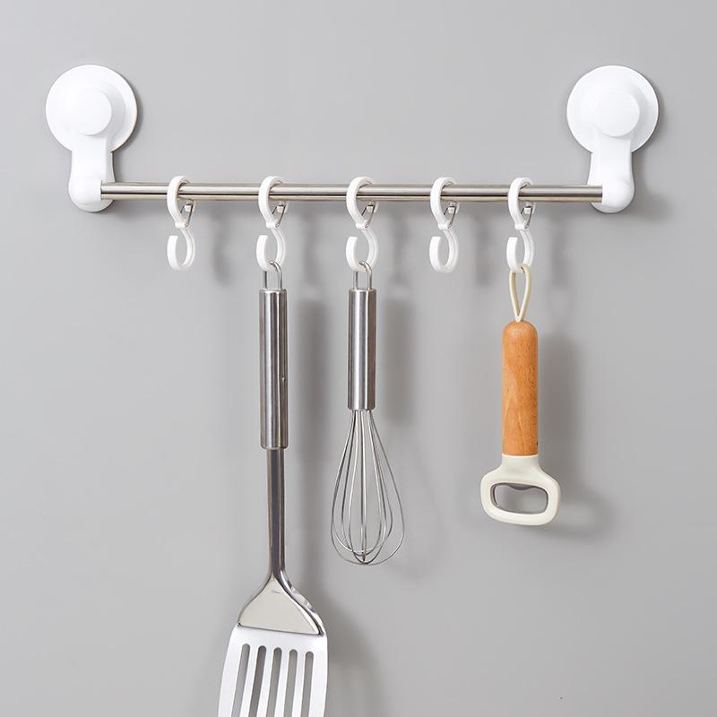 8pcs S Shaped Hook Hanger Hanging Hooks For Kitchen Hanger Railing Hooks Closet Hook Coat Hat Tie Hanging Storage Organizer Hook